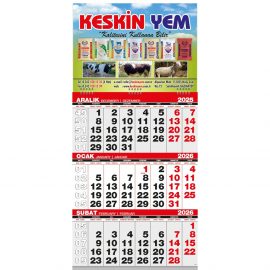 Ekonomik Küçük Boy Gemici Takvim